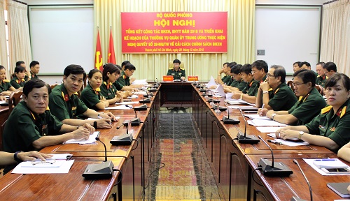 Bộ Quốc phòng tổng kết công tác Bảo hiểm y tế, Bảo hiểm xã hội năm 2018