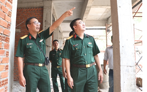 Cục Doanh trại, Tổng cục Hậu cần kiểm tra chất lượng công trình dự án đầu tư xây dựng Quân khu 7