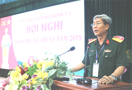 Trường Cao đẳng Quân y 2: Hội nghị khoa học kỹ thuật năm 2019