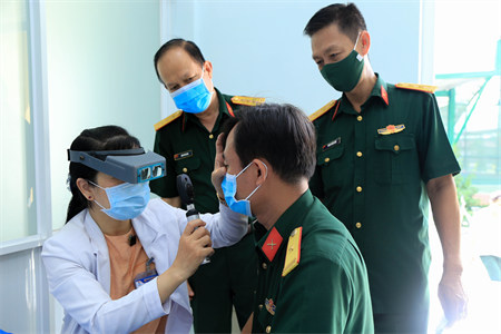 Bộ Tham mưu Quân khu 7 khám sức khỏe định kỳ cán bộ, chiến sĩ