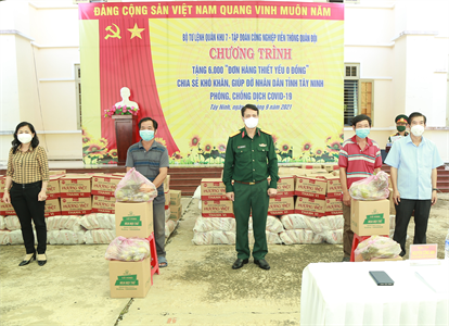 “Đơn hàng thiết yếu 0 đồng” lan tỏa tại tỉnh Tây Ninh