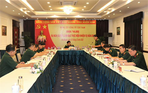 ​Đảng ủy Công ty Tây Nam lãnh đạo thực hiện tốt nhiệm vụ năm 2022