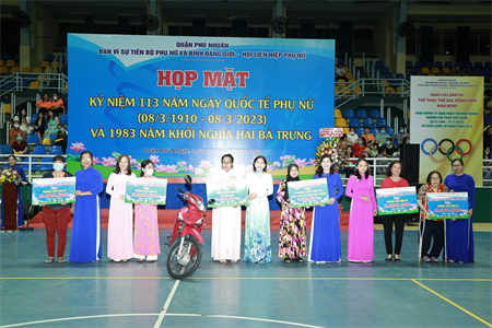 Hội Liên hiệp Phụ nữ quận Phú Nhuận gặp mặt kỷ niệm Ngày Quốc tế Phụ nữ