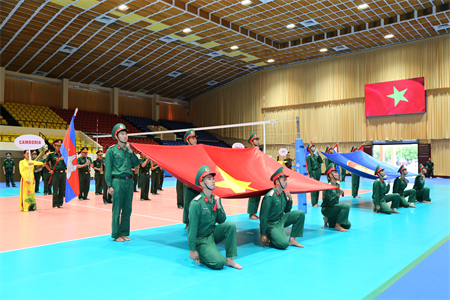 Bộ Tổng tham mưu kiểm tra công tác chuẩn bị Giải bóng chuyền nam Quân đội các nước ASEAN