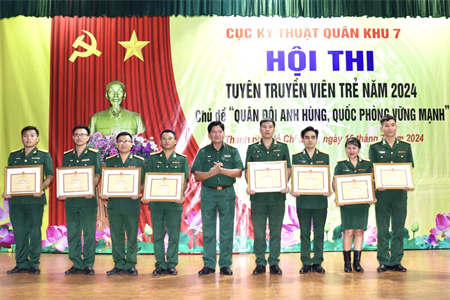 Cục Kỹ thuật Quân khu: Sôi nổi Hội thi Tuyên truyền viên trẻ năm 2024