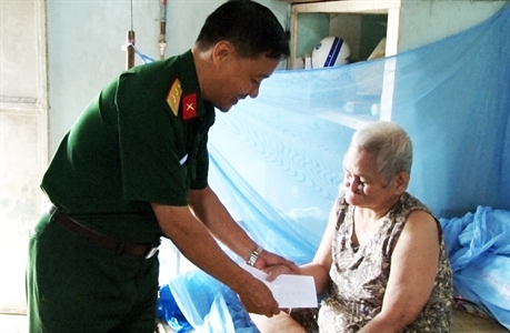 LLVT Thị xã Dĩ An, tỉnh Bình Dương: Làm tốt công tác chính sách hậu phương quân đội