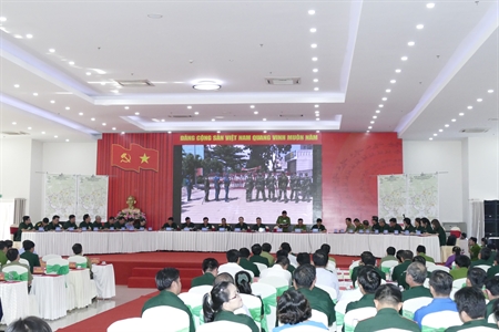 Thị xã Bến Cát, tỉnh Bình Dương: Diễn tập khu vực phòng thủ có một phần thực binh